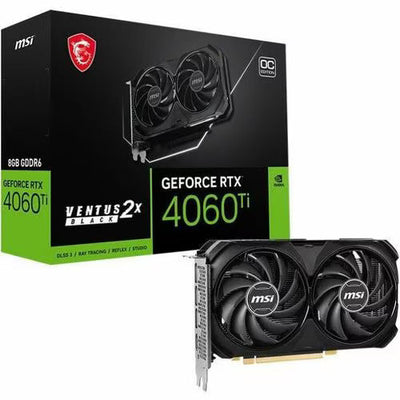 MSI NVIDIA GeForce RTX 4060Ti 8GB GDDR6 7680x4320 PCI Express 4.0 Graphics Card