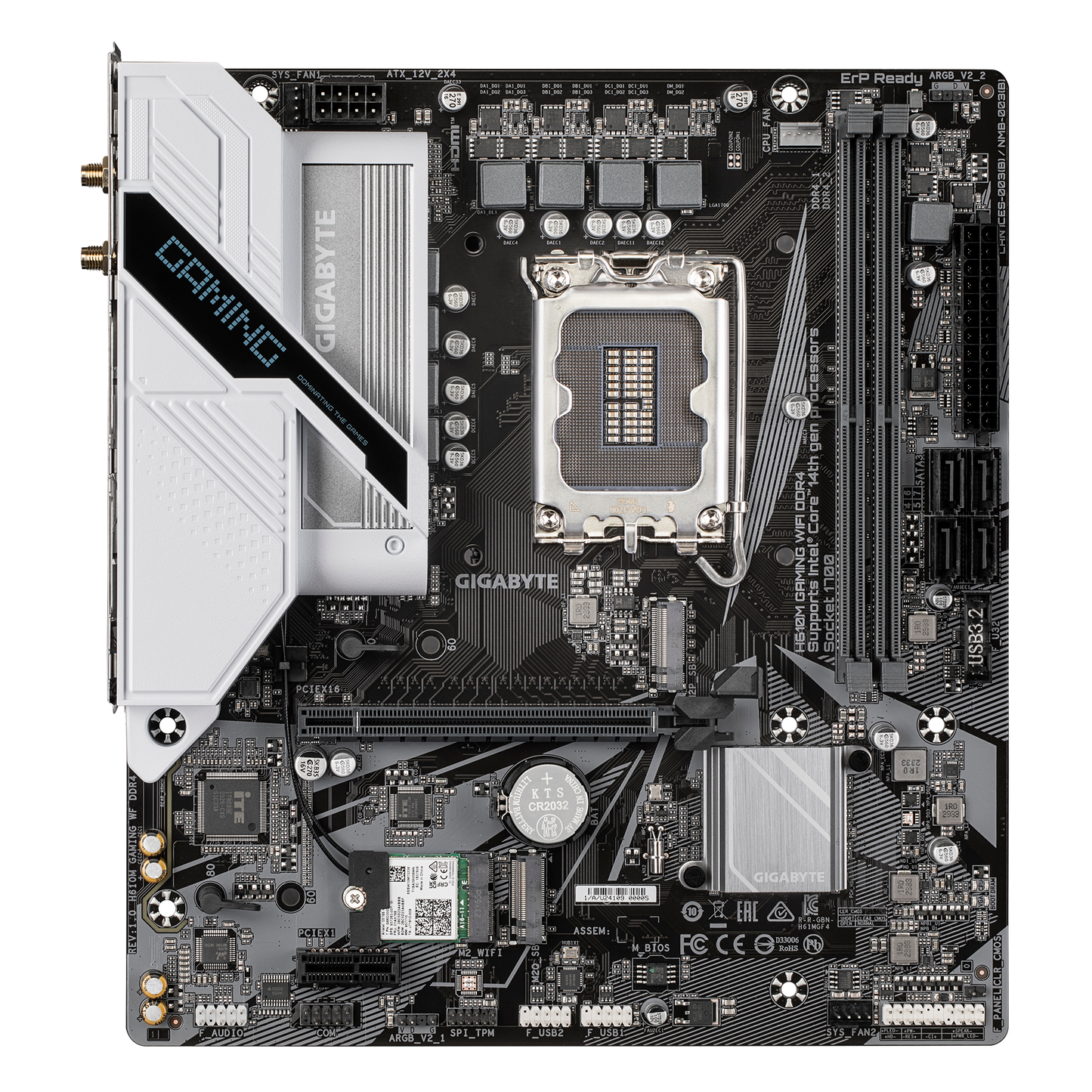 Gigabyte H610M Gaming WiFi DDR4 mATX LGA1700 Motherboard