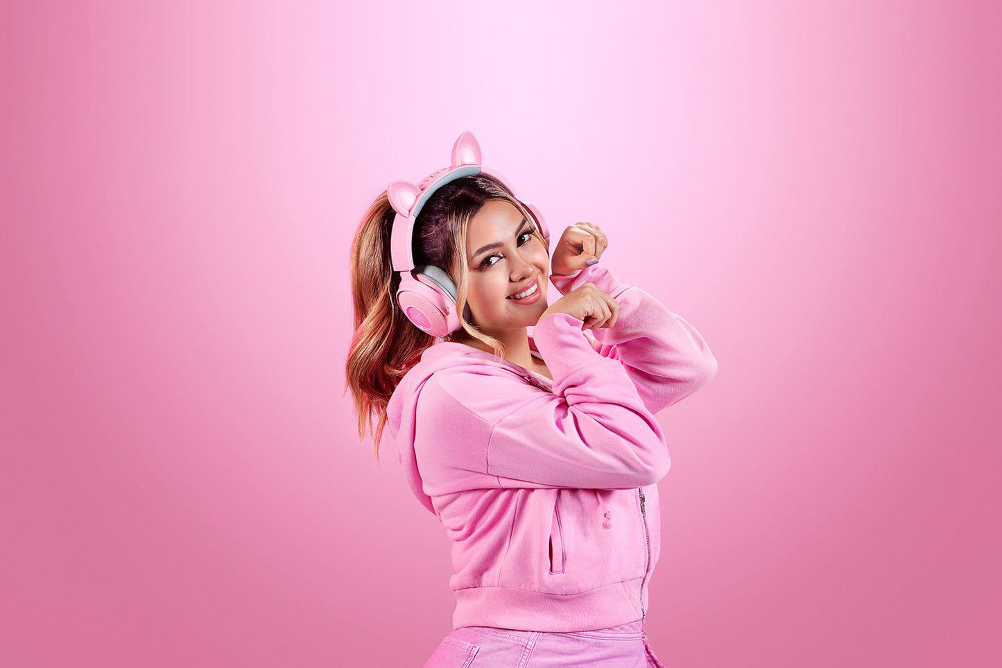 Razer Kraken Kitty V2 Pro - Wired RGB Headset with Interchangeable Ears