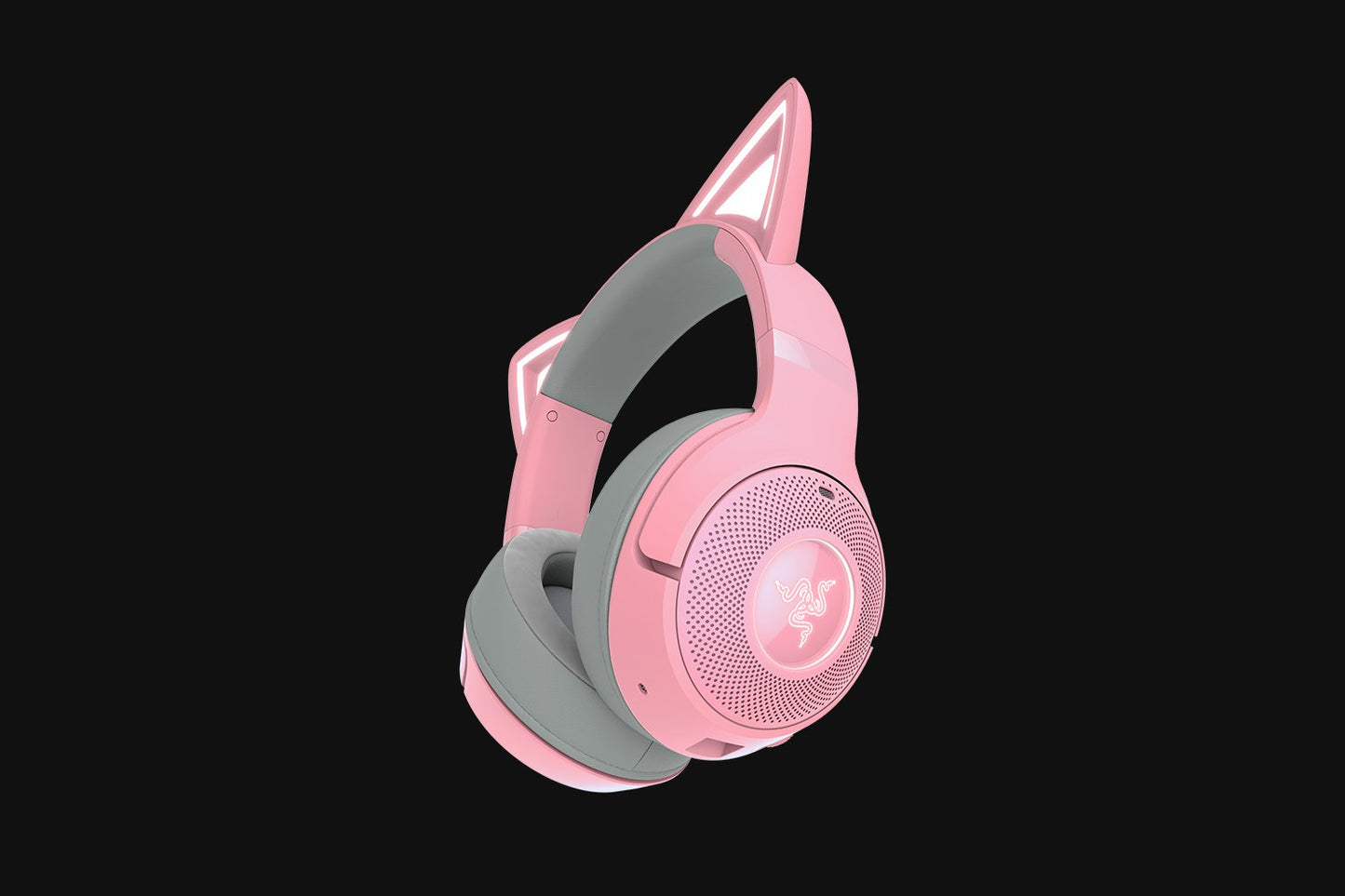 Razer Kraken Kitty V2 BT - Quartz Edition - Wireless Bluetooth RGB Headset