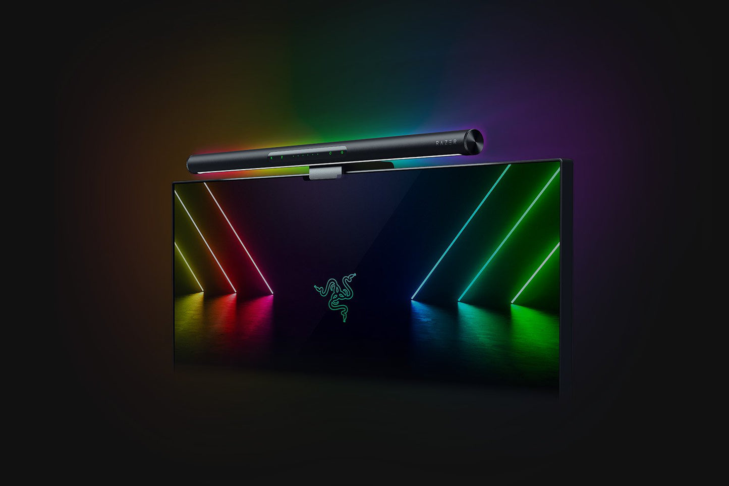 Razer Aether Monitor Light Bar – RGB LED Light Bar for Gamer Rooms