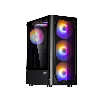 Zalman N4 Rev.1 ATX Black Mid Tower Case 4x140mm RGB