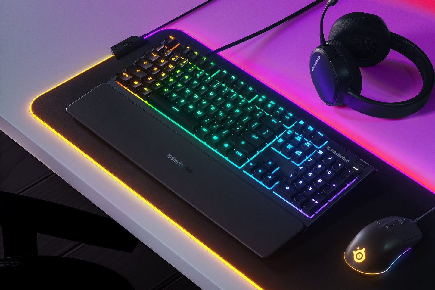 SteelSeries Apex 3 RGB Gaming Keyboard