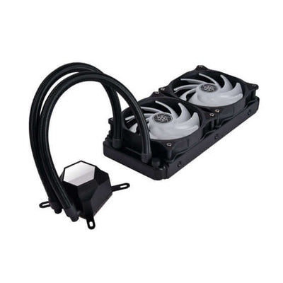 SilverStone PF240-ARGB-V2 PermaFrost Liquid Cooler - Dual Fan